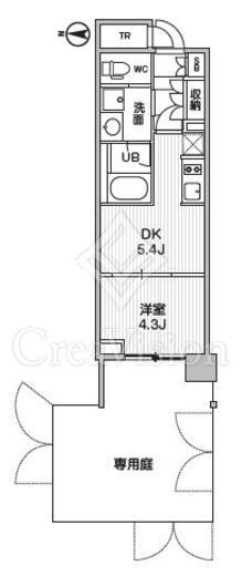 シーズンフラッツ菊川ノース　102号室　間取り
