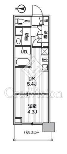 シーズンフラッツ菊川ノース　302号室　間取り