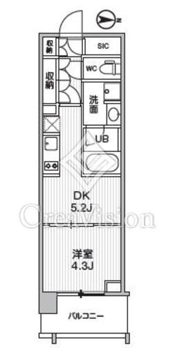 シーズンフラッツ菊川ノース　305号室　間取り