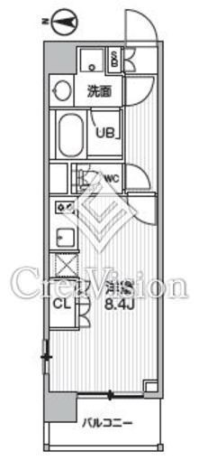 シーズンフラッツ菊川ノース　703号室　間取り