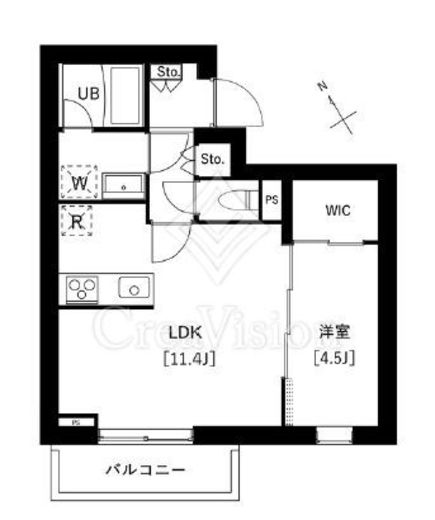 アークマーク南大井　309号室　間取り
