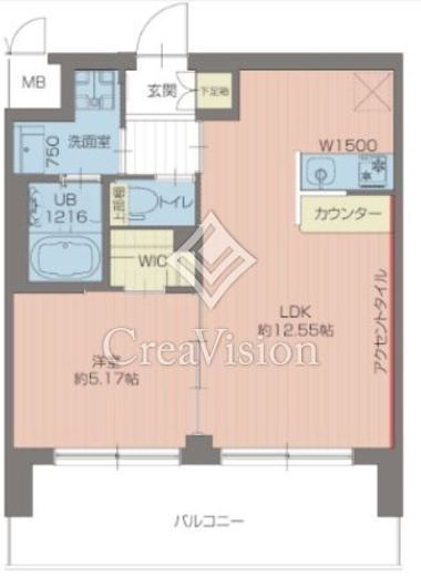 プレジオ葛西ASIAN　903号室　間取り