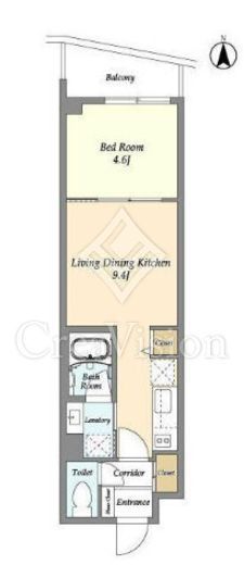 ドゥーエ大森Ⅱ　302号室　間取り