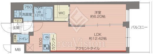 プレジオ新小岩EURO　903号室　間取り
