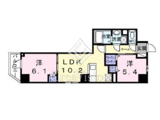 セレーノ・ユー　401号室　間取り