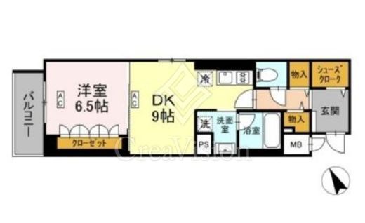 ロイジェント平井　304号室　間取り