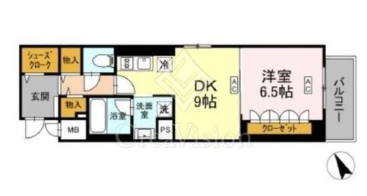 ロイジェント平井　306号室　間取り