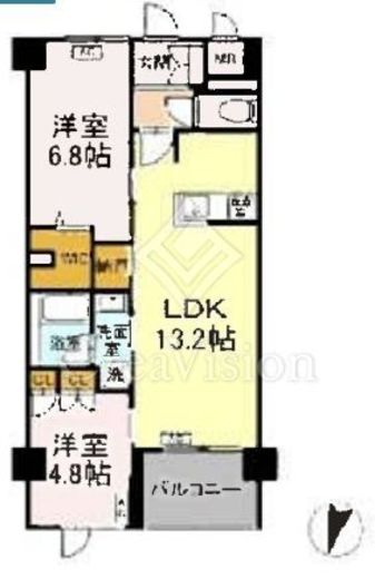 ロイジェント豊島園　107号室　間取り