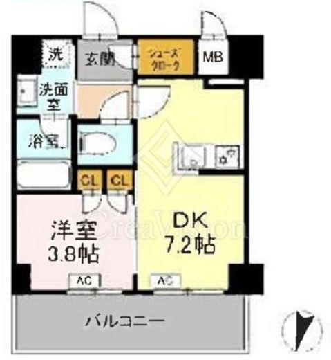 ロイジェント豊島園　304号室　間取り