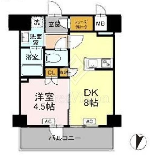 ロイジェント豊島園　316号室　間取り