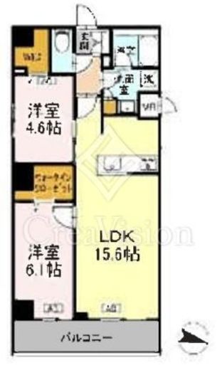 ロイジェント豊島園　324号室　間取り