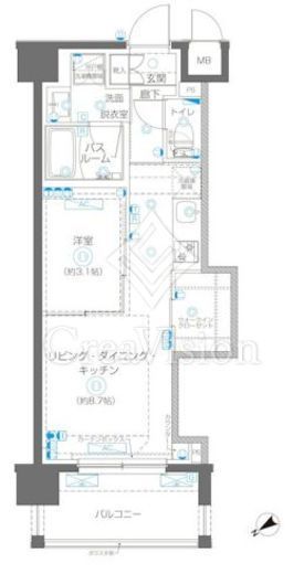 ZOOM立川CinemaSite　303号室　間取り