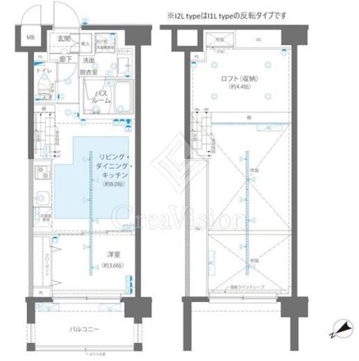 ZOOM立川CinemaSite　903号室　間取り