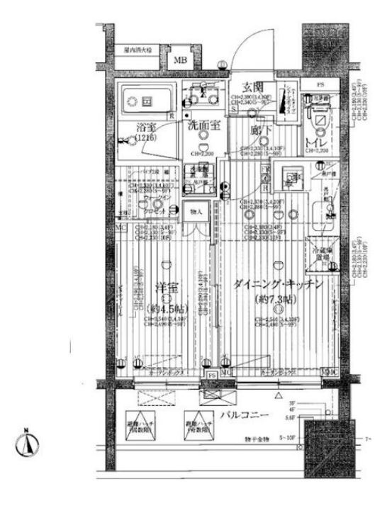 シティインデックス秋葉原　902号室　間取り