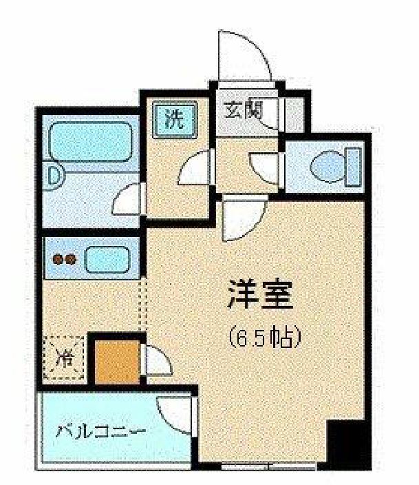 グラーサ銀座イースト　607号室　間取り
