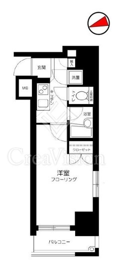 グラーサ銀座イースト　512号室　間取り