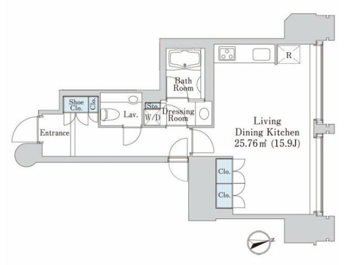 ラ・トゥール千代田　2101号室　間取り