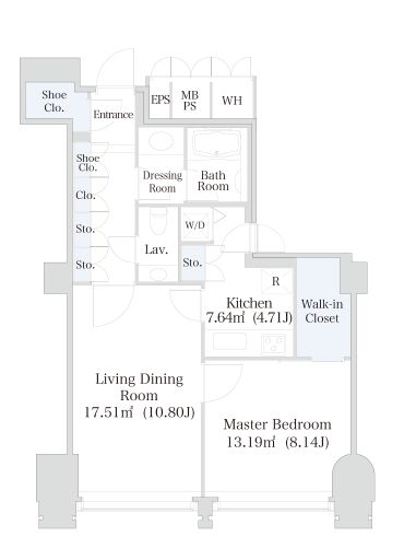 ラ・トゥール千代田　2812号室　間取り