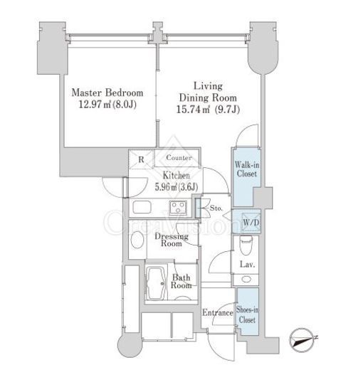 ラ・トゥール千代田　3009号室　間取り