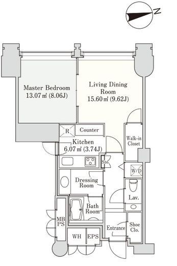 ラ・トゥール千代田　3009号室　間取り