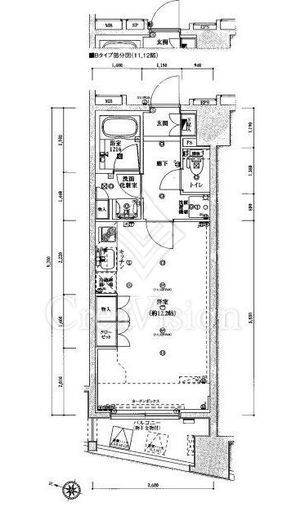 フォレシティ神田多町　1002号室　間取り