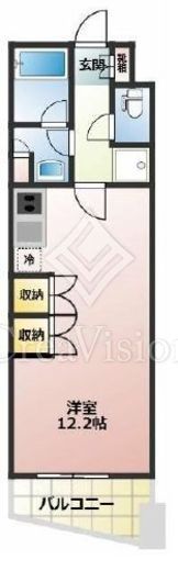 フォレシティ神田多町　1102号室　間取り