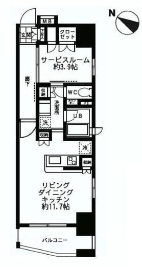 フォレシティ神田多町　604号室　間取り