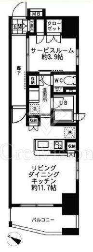 フォレシティ神田多町　704号室　間取り