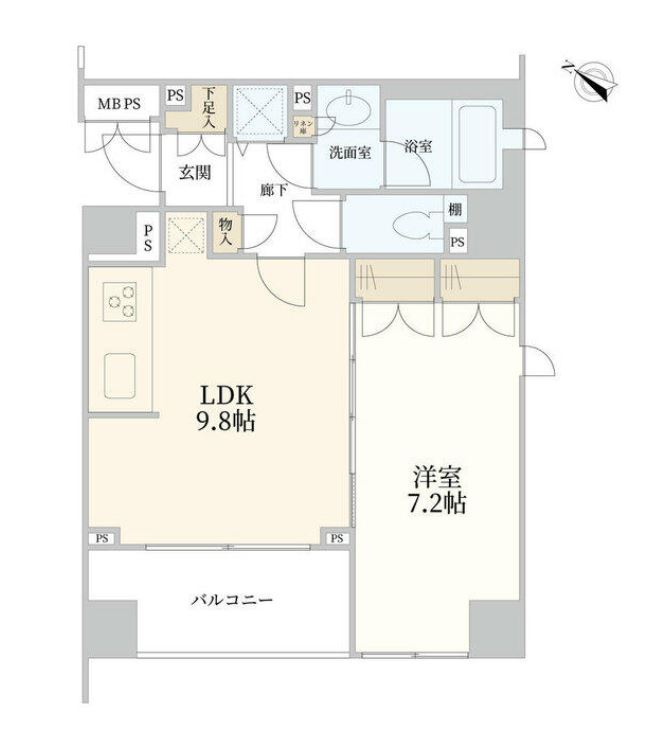 パークハウス渋谷山手　11F号室　間取り