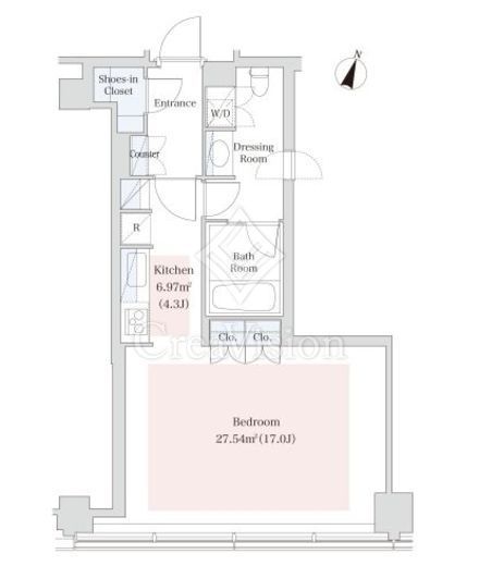 ラ・トゥール青葉台　2411号室　間取り