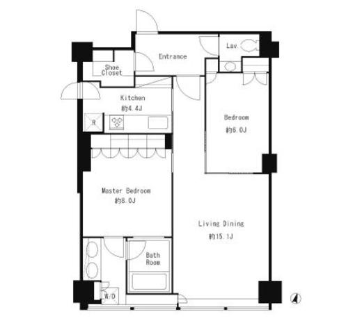 ラ・トゥール青葉台　3007号室　間取り