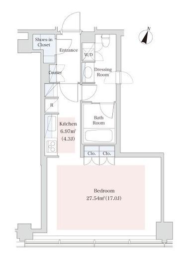 ラ・トゥール青葉台　3008号室　間取り