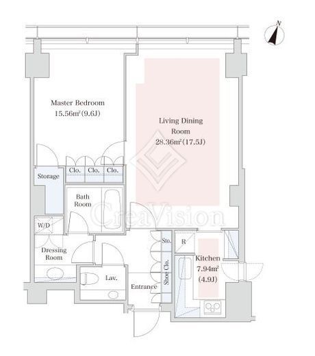ラ・トゥール青葉台　2503号室　間取り