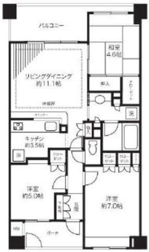 Clare Settle文京根津 (クレアセトル文京根津)　303号室　間取り