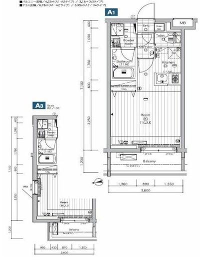 シーフォルム東新宿　306号室　間取り