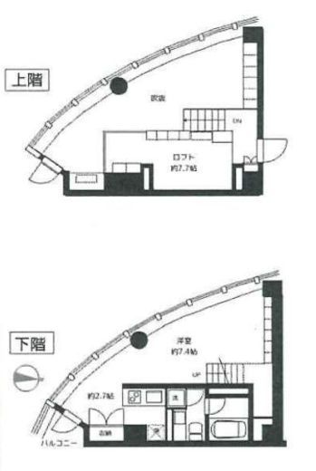 FLAMP　401号室　間取り