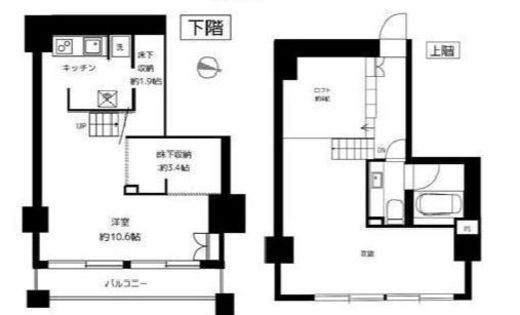 FLAMP　804号室　間取り