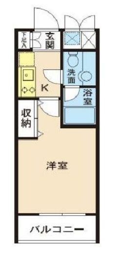 ＣＯＲＶＡＬ東新宿　303号室　間取り