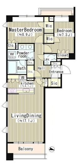 センチュリーフォレスト　2-301号室　間取り