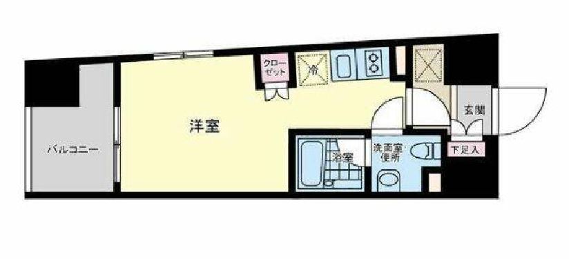プライマル笹塚　501号室　間取り