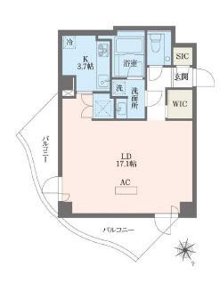 ジュールAレジデンス 　1006号室　間取り