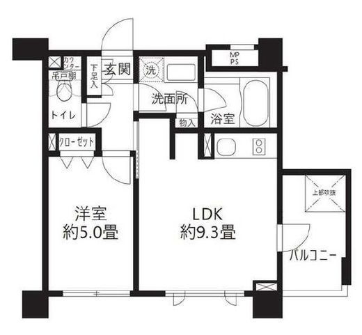 クリオ渋谷ラ・モード　209号室　間取り
