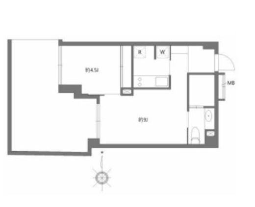 ベルジューレ高輪　203号室　間取り