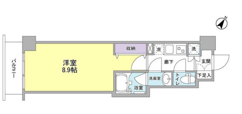 ジェイフラッツ初台　204号室　間取り