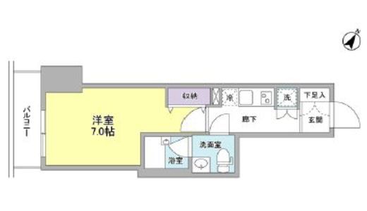 ジェイフラッツ初台　302号室　間取り