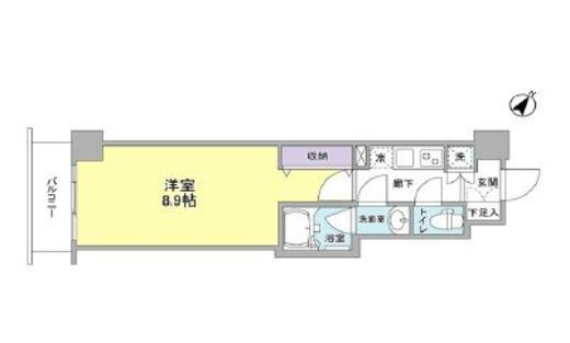 ジェイフラッツ初台　504号室　間取り