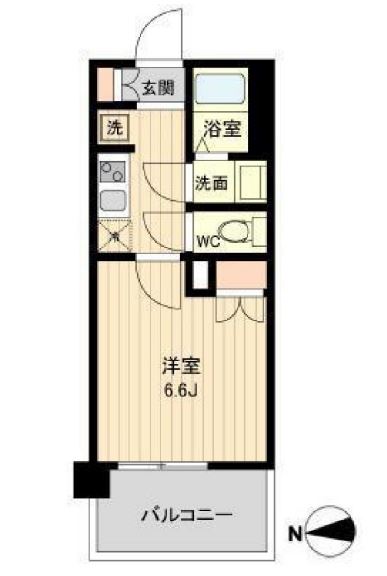 ラクアスレジデンス東新宿　914号室　間取り