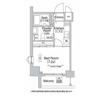 エミネンス高輪台　807号室　間取り