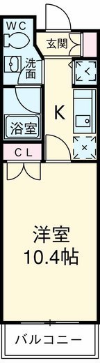 HF碑文谷レジデンス　402号室　間取り