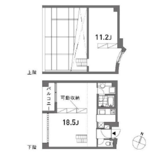 ilusa　402号室　間取り
